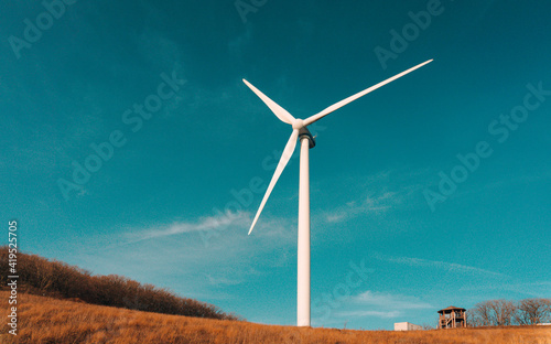 wind turbines farm photo