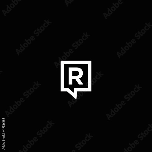  Logo Box R letter logo Design