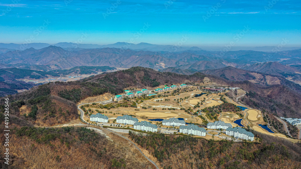 Fototapeta premium Sono Village, Gangwon, Korea