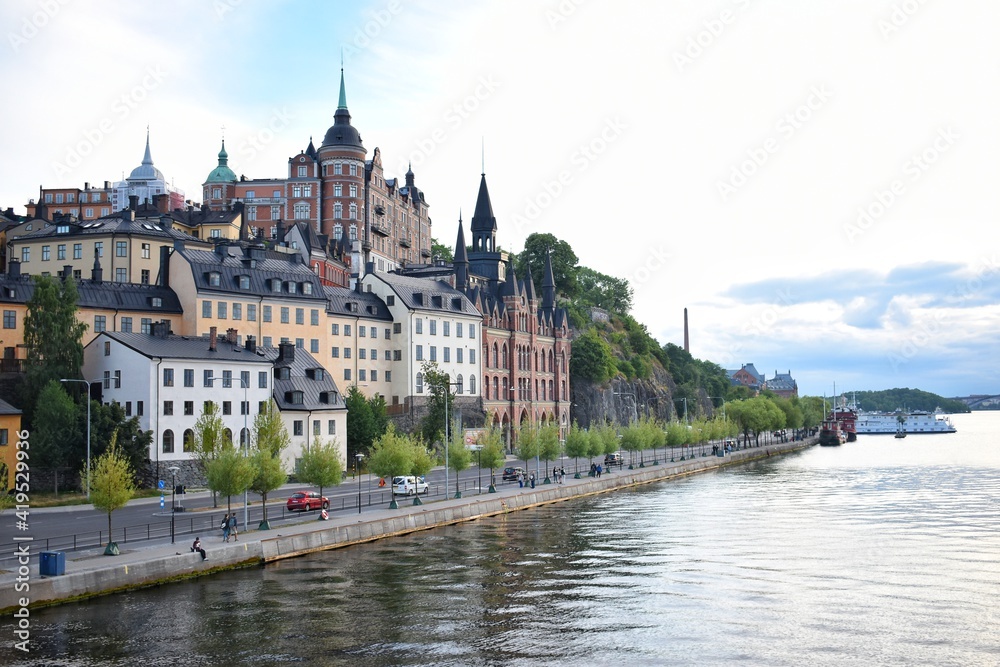 Mariahissen is a building in the neighborhood of Lappskon Greater and a now-lifted elevator at Söder Mälarstrand 21 in Södermalm, Stockholm, SWEDEN.