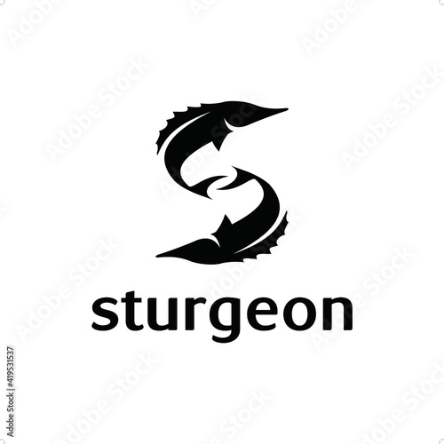 Sturgeon logo template