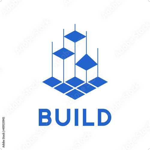 Building sketch logo template