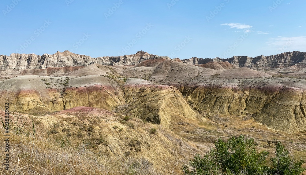 Badlands South Dakota Rock Formations