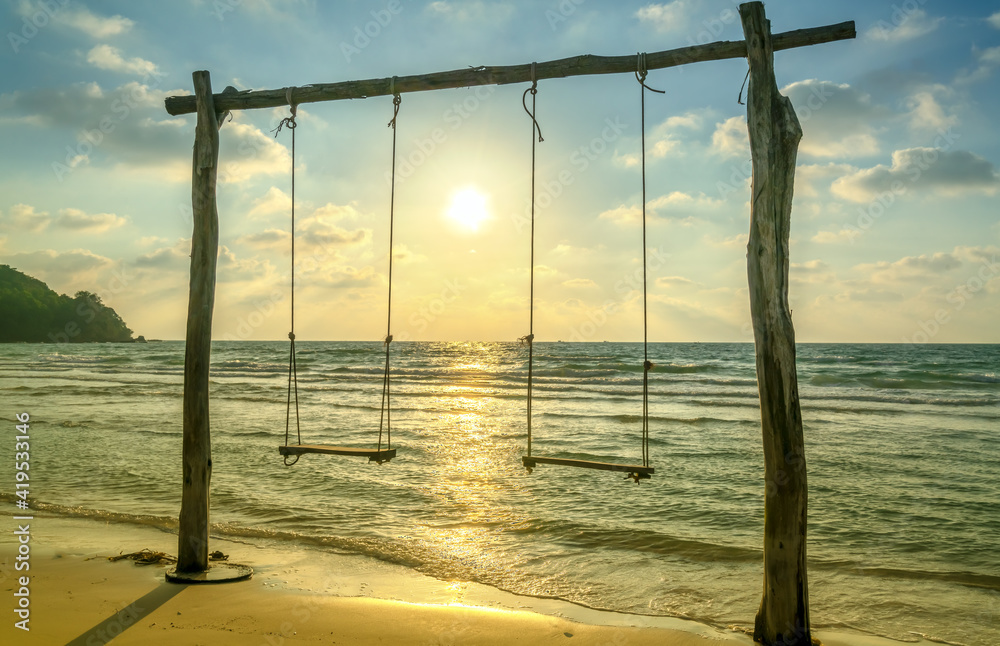 Sunshine beautiful beach on morning. Travel discover Phu Quoc Island, Vietnam's great Sunshine beautiful beach on morning. Travel discover Phu Quoc Island, Vietnam's great