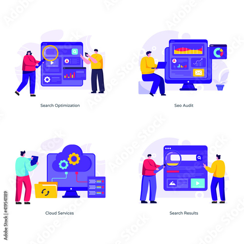 
E-commerce and Online Shopping Flat Illustrations Pack


