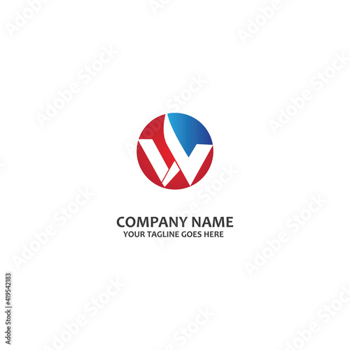 Free Download W Letter Logo Template - GFXLoad