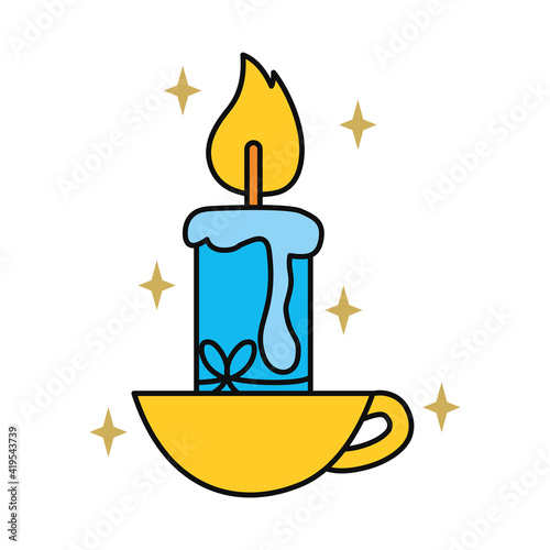 cup with candle