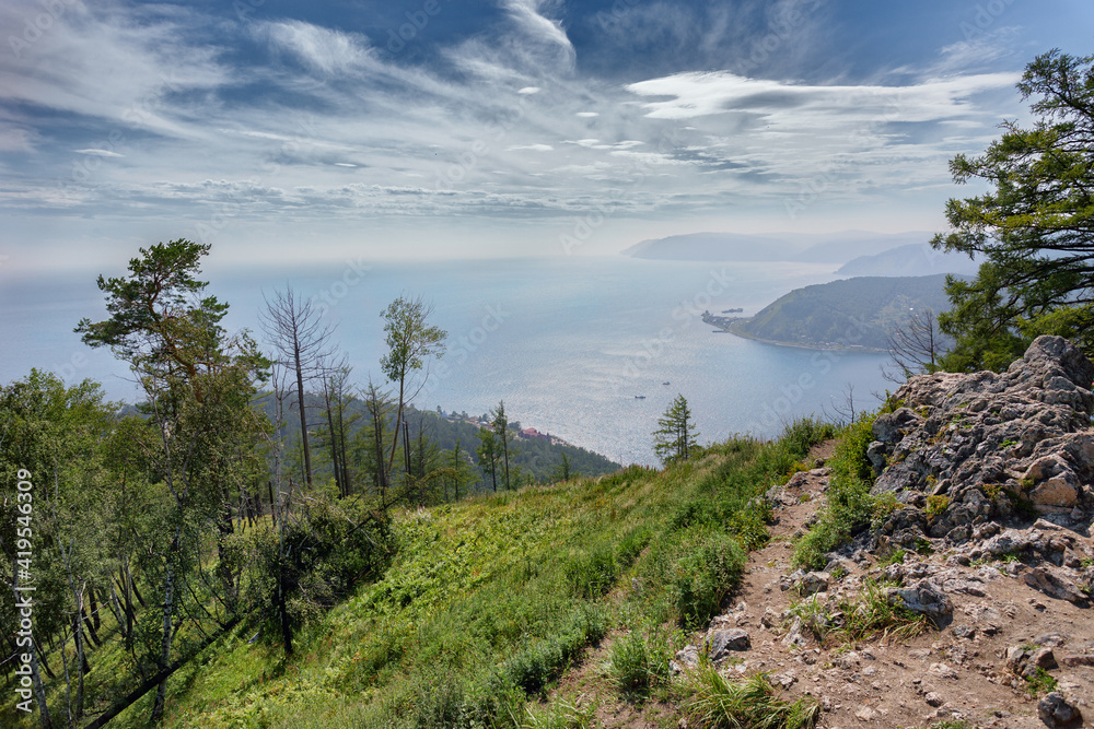 Lake Baikal and the source of the Angara River