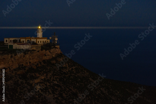 Mesa Roldan lighthouse, Cabo de Gata, Spain