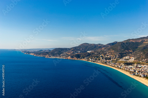 Fototapeta Naklejka Na Ścianę i Meble -  View of the Mediterranean coast.