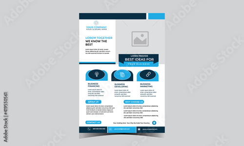 corporate business flyer design template for your business 
