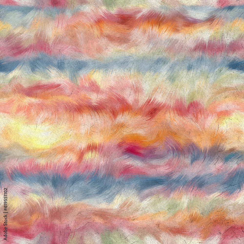 Seamless faux digital paint stroke striped pattern print. High quality illustration. Procedural painting with realistic brush strokes in bright trendy color. Abstract art for surface design and print. Seamless faux digital paint stroke striped pattern print. High quality illustration. Procedural painting with realistic brush strokes in bright trendy color. Abstract art for surface design and print.