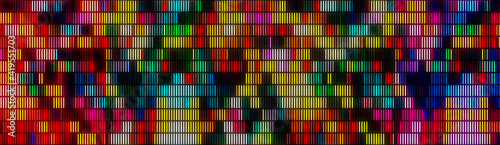 Abstract Music equalizer graphic background, 3d render illustration