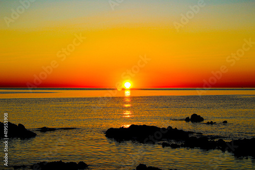 Sunrise in Sardinia, Italy