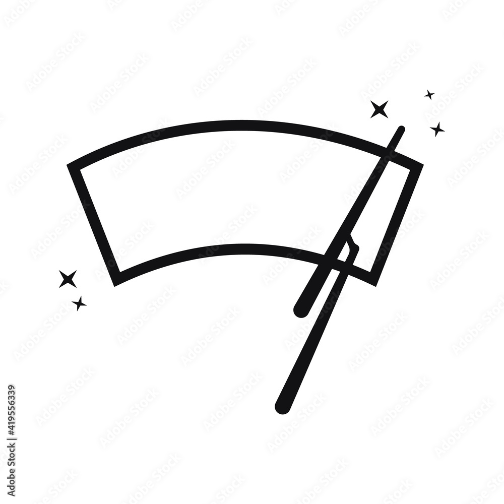 Car windscreen wiper icon Car windscreen wiper icon