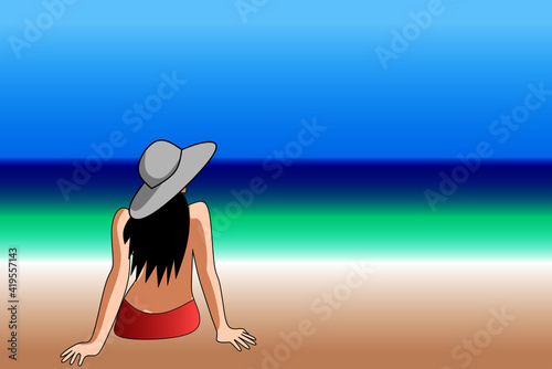 yoga on the beach