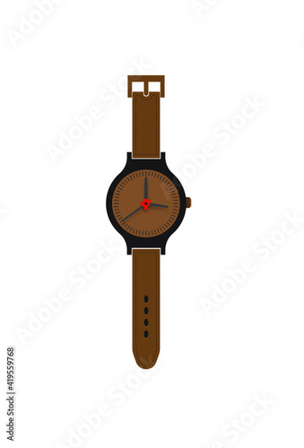 A beautiful wrist watch made in illustrator