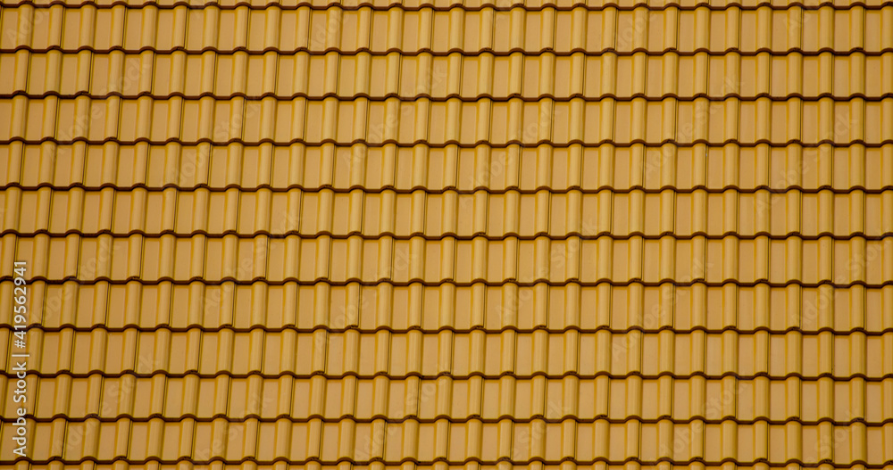 Brown Ceramic Kite Tiles for House Building. Brown Ceramic Kite Tiles for House Building.