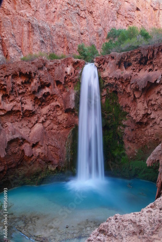 Mooney Falls, Havasu Canyon, Havasupai Indian Reservation, Arizona, United States