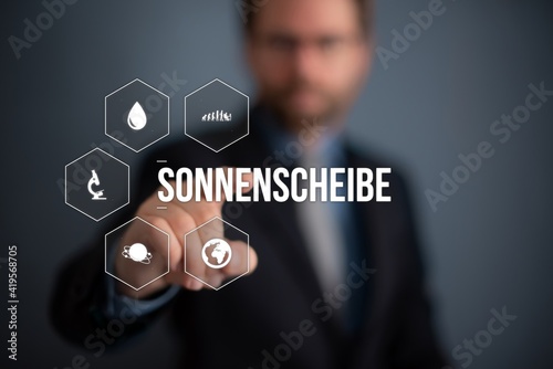 Obraz na plátně Sonnenscheibe