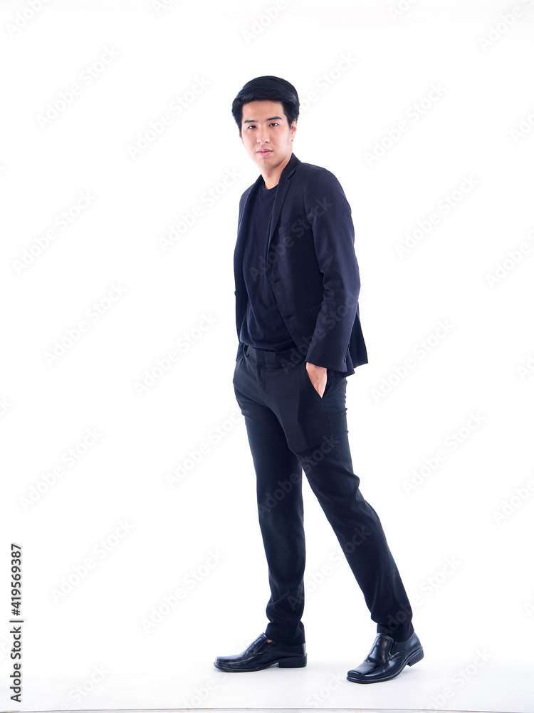 Handsome man on white background Handsome man on white background