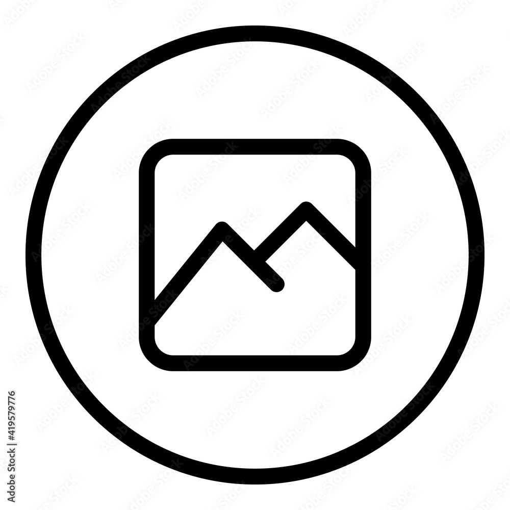 Upload picture interface icon. Outline Upload picture interface vector icon for web design isolated on white background Upload picture interface icon. Outline Upload picture interface vector icon for web design isolated on white background