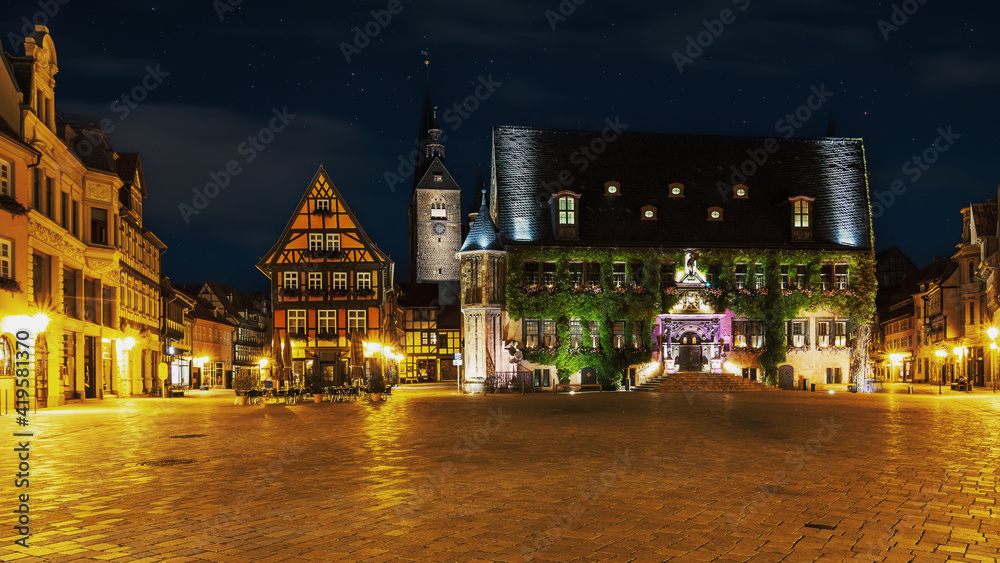 Fototapeta premium Historischer Marktplatz Quedlinburg