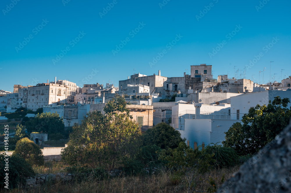 white city of Ostunis, Puglia