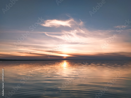 sunset over the sea © Николай Срибяник