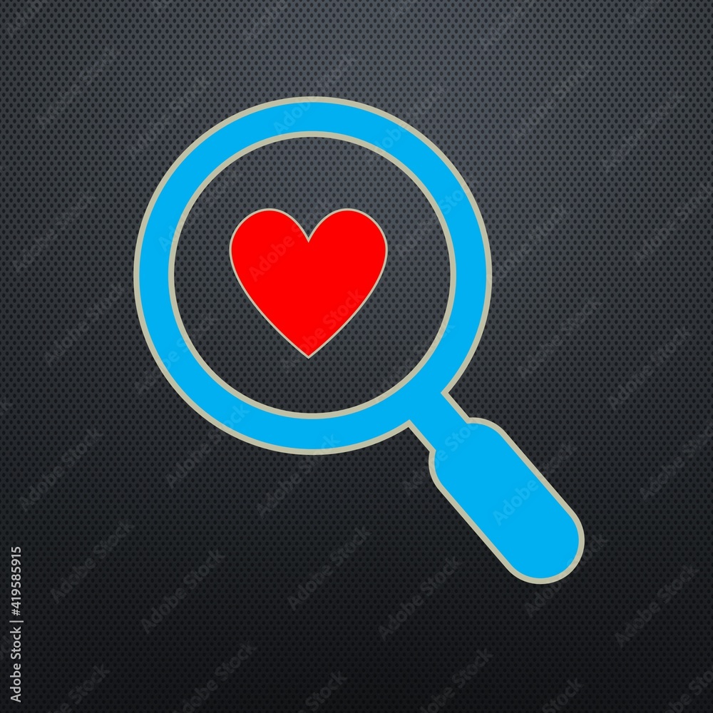 The illustration shows a picture of a magnifying glass and is symbolic of the state of liver health. It is one of the ways to cultivate awareness of the personal health of the liver. The illustration shows a picture of a magnifying glass and is symbolic of the state of liver health. It is one of the ways to cultivate awareness of the personal health of the liver.