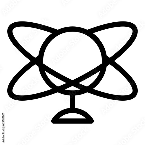 Perpetual motion icon. Outline Perpetual motion vector icon for web design isolated on white background
