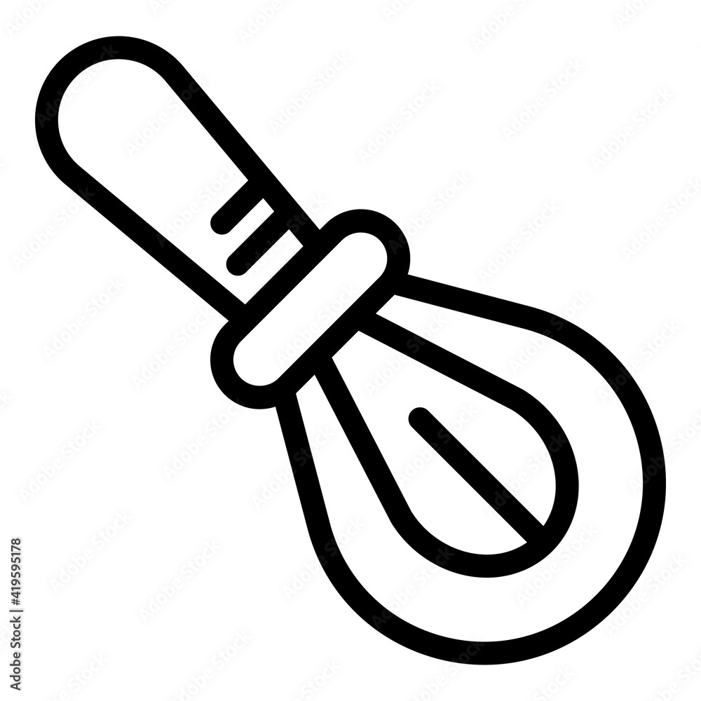 Handle mixer icon. Outline Handle mixer vector icon for web design isolated on white background Handle mixer icon. Outline Handle mixer vector icon for web design isolated on white background