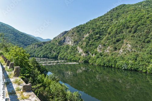 Ladscape of Krichim Reservoir at Rhodopes Mountain, Bulgaria