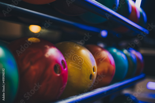 Fotografia Bowling balls.