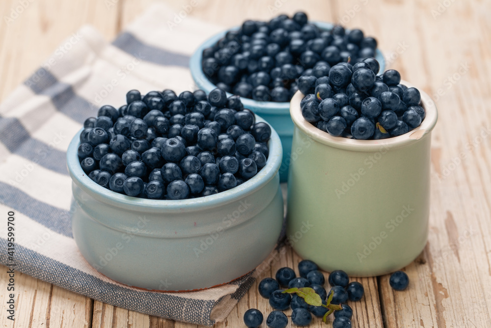 Blueberries, healthy eating and organic food concept Blueberries, healthy eating and organic food concept