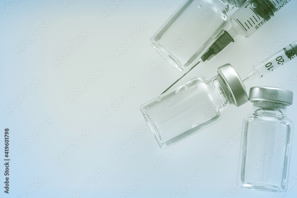 syringe and medicine bottle for injection syringe and medicine bottle for injection