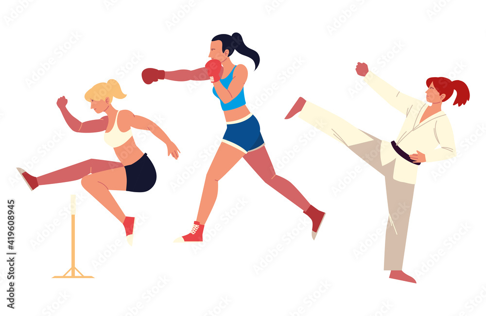 women sports activities