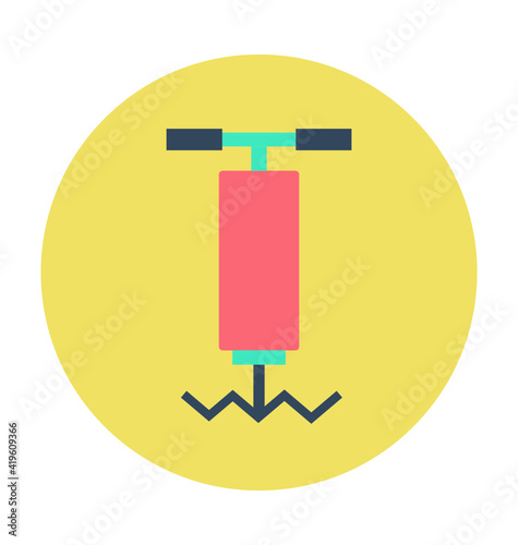Gimlet Machine Colored Vector Icon 