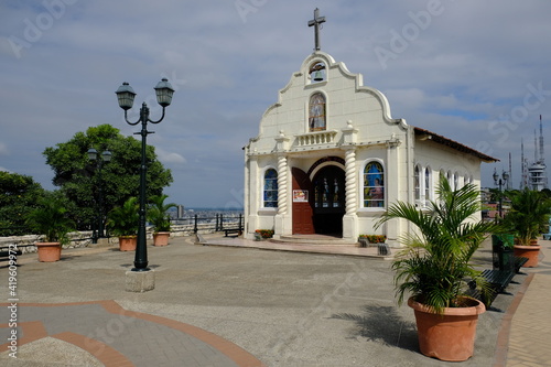 Ecuador Guayaquil - Cerro Santa Ana Church - Iglesia del Cerro Santa Ana photo