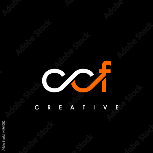 CCF Letter Initial Logo Design Template Vector Illustration photo