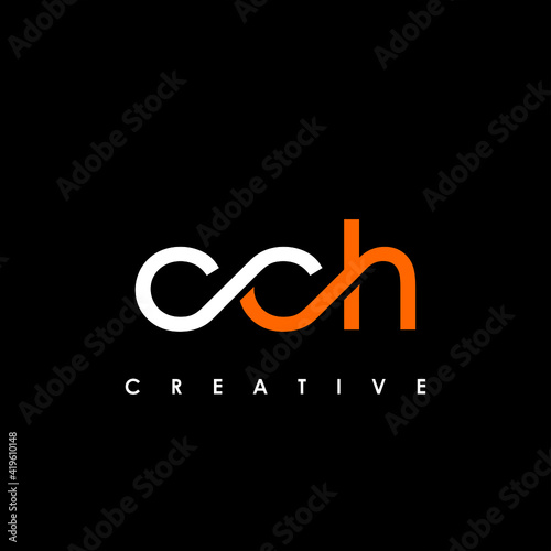 CCH Letter Initial Logo Design Template Vector Illustration