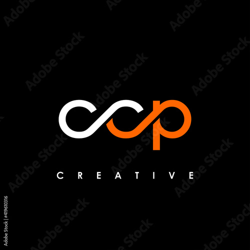 CCP Letter Initial Logo Design Template Vector Illustration