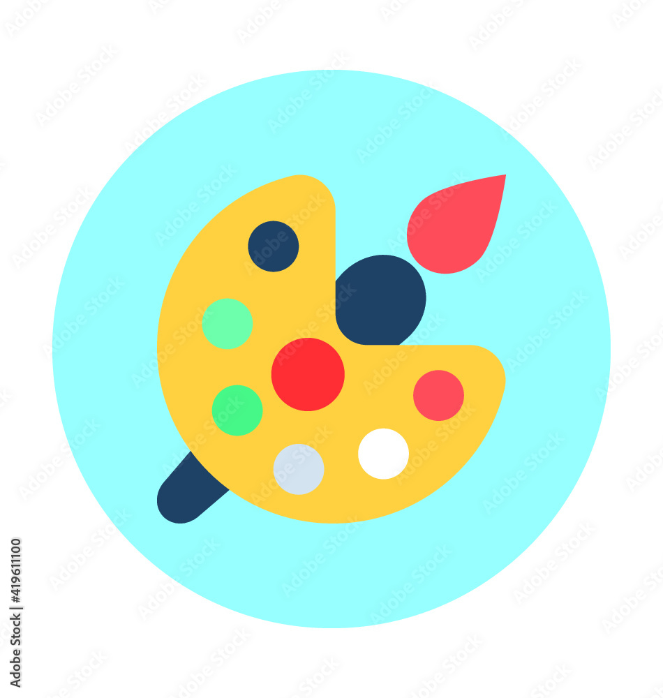 Painting Vector Icon Painting Vector Icon