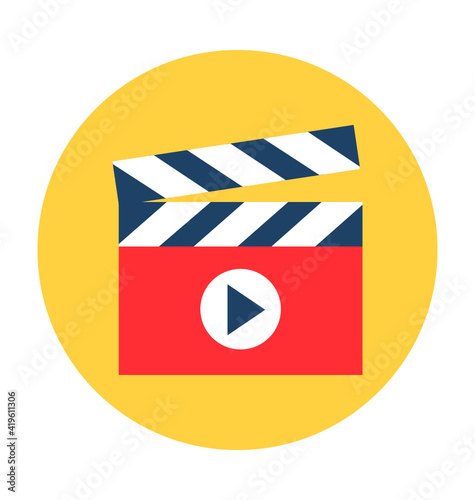 Clapperboard Vector Icon
