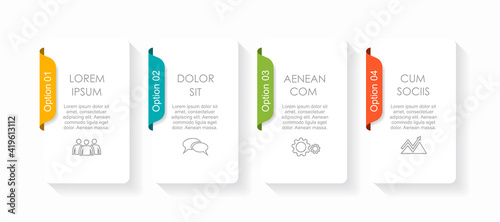 Infographic design template with place for your data. Vector illustration.