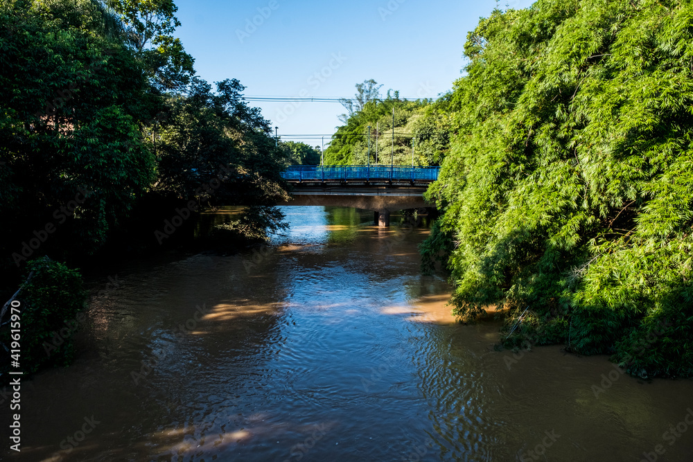 Fototapeta premium bridge over the river