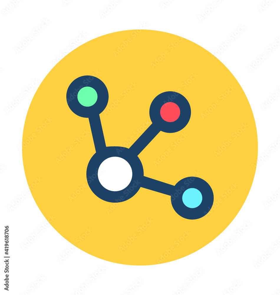 Atom Vector Illustration Atom Vector Illustration