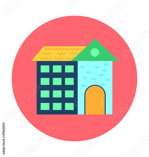 Luxury House Vector Icon