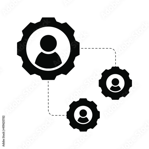 Settings vector icon set. development vector icon set. updates symbol. repair logo.