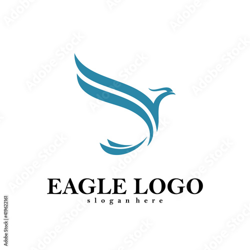 Eagle logo vector design templae